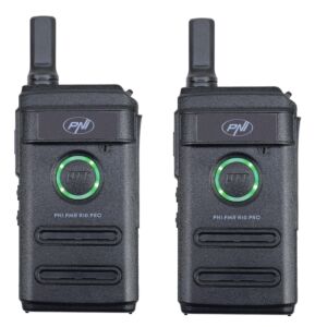 Komplet 2 prenosnih radijskih postaj PNI PMR R10 PRO, 446MHz, 0,5W, 16 programabilnih kanalov, 16 PMR in 50 CTCSS ter 104 DCS tonov