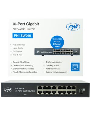 Stikalo PNI SW016, 16 x 10/100/1000 Mbps